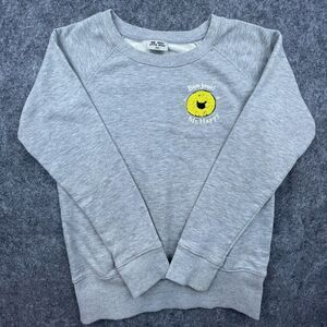Mr Men Little Miss Sweatshirt Medium Grey Bonjour Happy Fun Silly Sunshine Retro